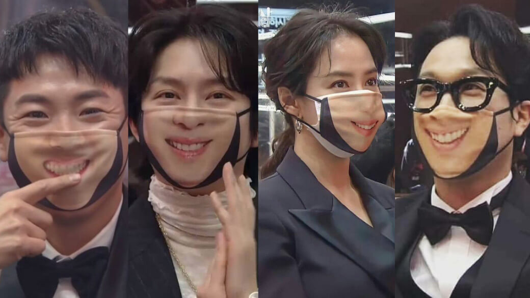 韓國SBS藝人微笑口罩